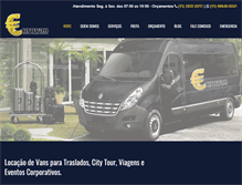 Tablet Screenshot of eurovan.com.br